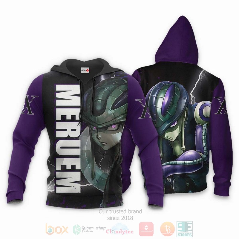 BEST Anime Meruem Hunter x Hunter All Over Print Hoodie-Bomber Jacket 3 Meruem Hunter x Hunter Anime 3D Hoodie Bomber Jacket 1 2