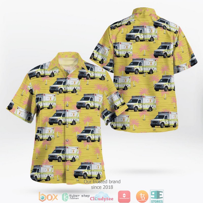 Mesa Arizona Rural Metro Ambulance Hawaii 3D Shirt