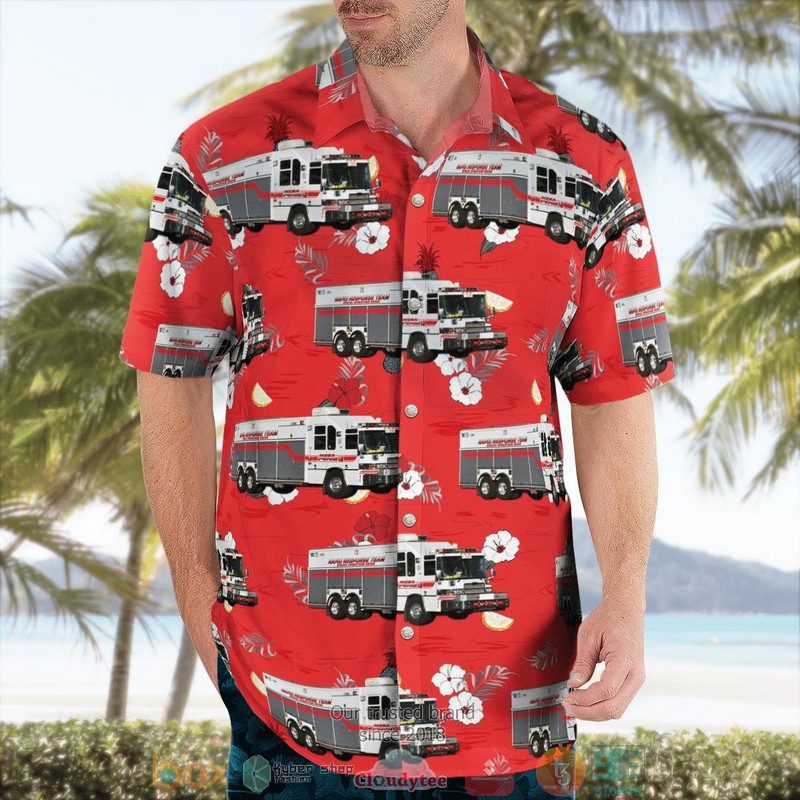 NEW Mesa Fire and Medical Department Rapid Response Team Mesa Arizona Hawaii Shirt word3