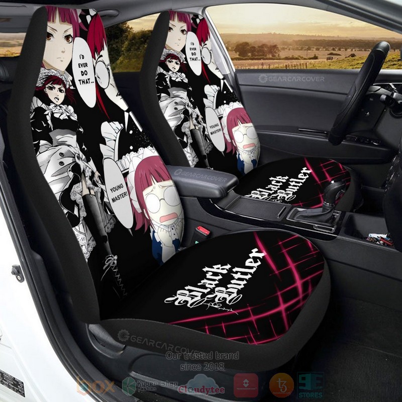 Mey Rin Black Butler Anime Car Seat Cover