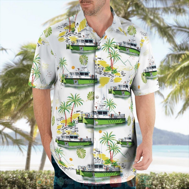 BEST Miami-Dade County, Florida, Miami-Dade Fire Rescue Department Fire Boat 1 3D Aloha Shirt word2