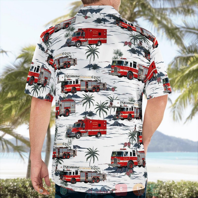 BEST Miami, Florida, City of Miami Department Fire-Rescue 3D Aloha Shirt 2 BEST Miami, Florida, City of Miami Department Fire-Rescue 3D Aloha Shirt word2