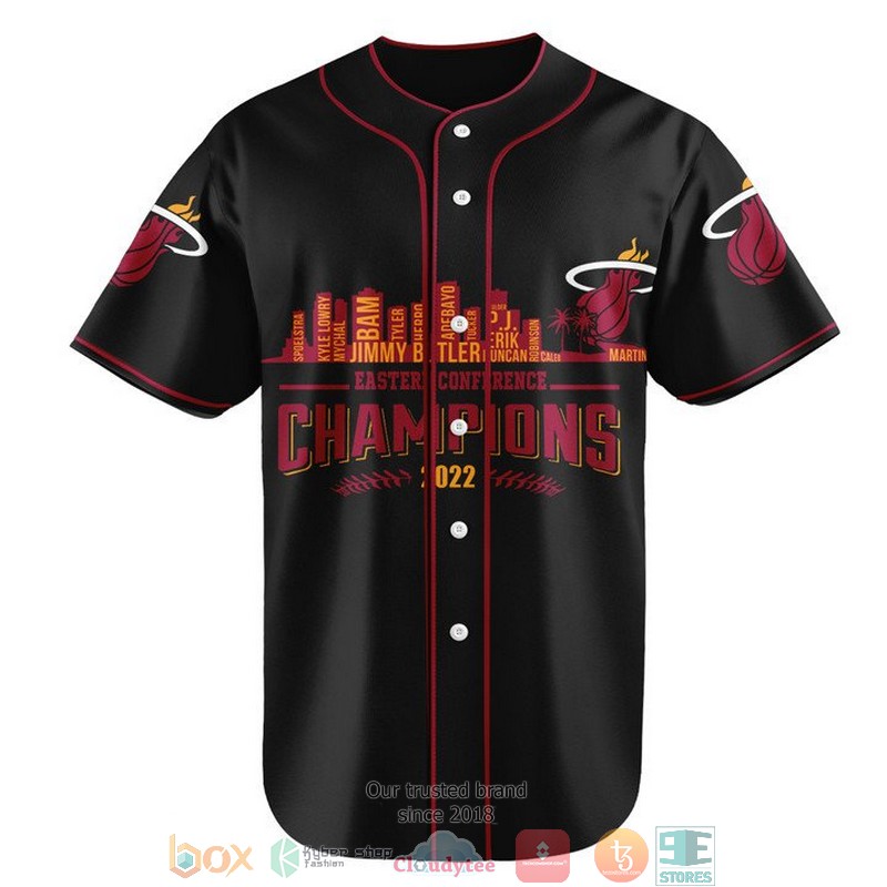 NEW Miami Heat Players name Black Baseball Shirt 2 NEW Miami Heat Players name Black Baseball Shirt word3