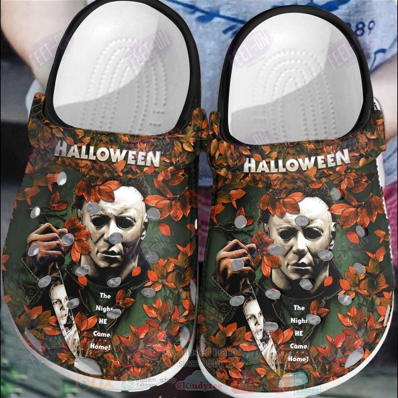 BEST Michael Myers Halloween The Night He Came Home Crocs Crocband Shoes 2 Michael Myers Halloween The Night He Came Home Crocband Crocs Clog Shoes