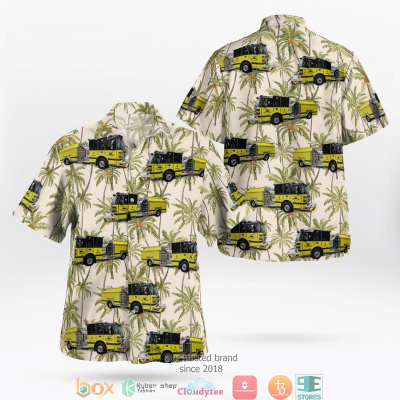 Michigan Resort Bear Creek Fire Department 3D Hawaii Shirt