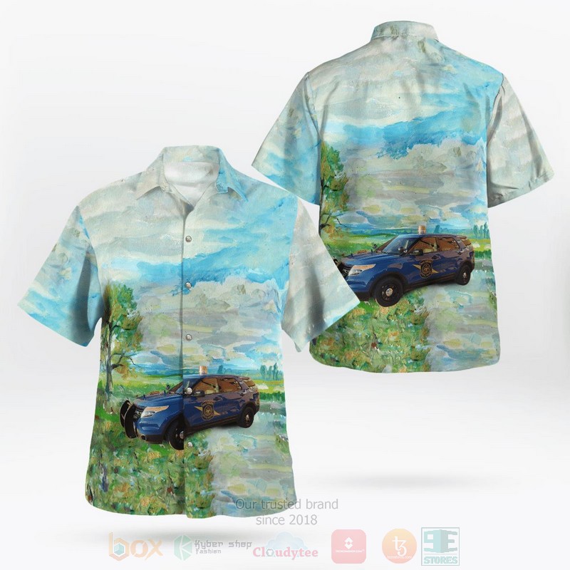 BEST Michigan State Police Ford Police Interceptor Utility 3D Aloha Shirt 1 BEST Michigan State Police Ford Police Interceptor Utility 3D Aloha Shirt word2