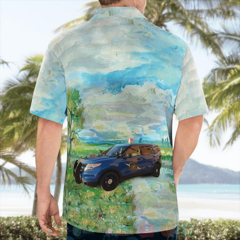 BEST Michigan State Police Ford Police Interceptor Utility 3D Aloha Shirt 2 BEST Michigan State Police Ford Police Interceptor Utility 3D Aloha Shirt word2