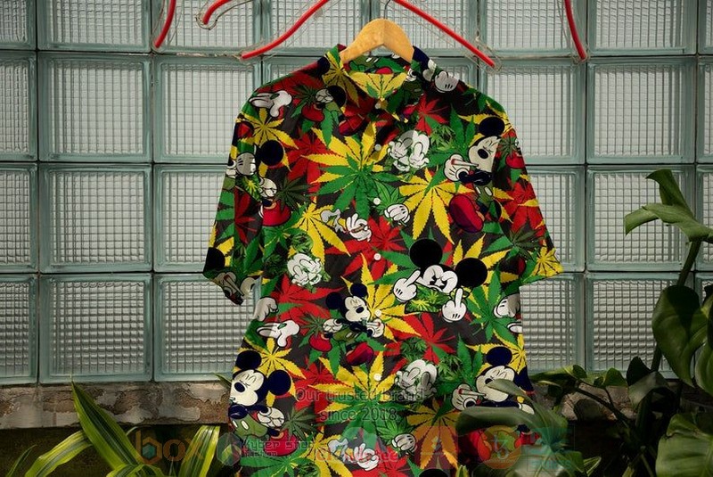 Mickey Mouse Movies Disney Short Sleeve Hawaiian Shirt