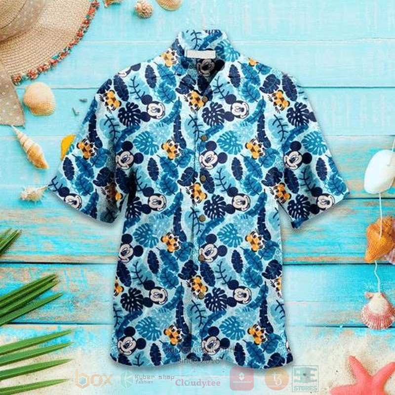 Mickey Mouse Short Sleeve Hawaiian Shirt