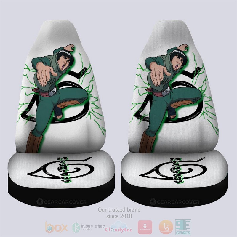 BEST-Anime Might Guy Naruto Luxury Car Seat Covers 3 Might Guy Naruto Anime Car Seat Cover 1 2