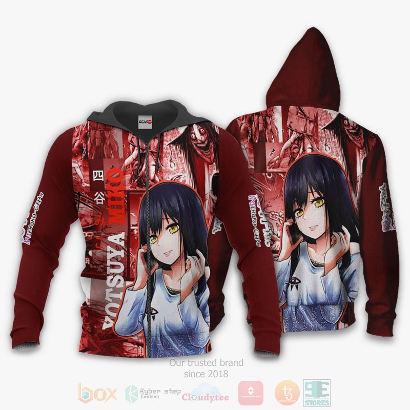 Miko Yotsuya Custom Mieruko Chan Anime 3D Hoodie Bomber Jacket