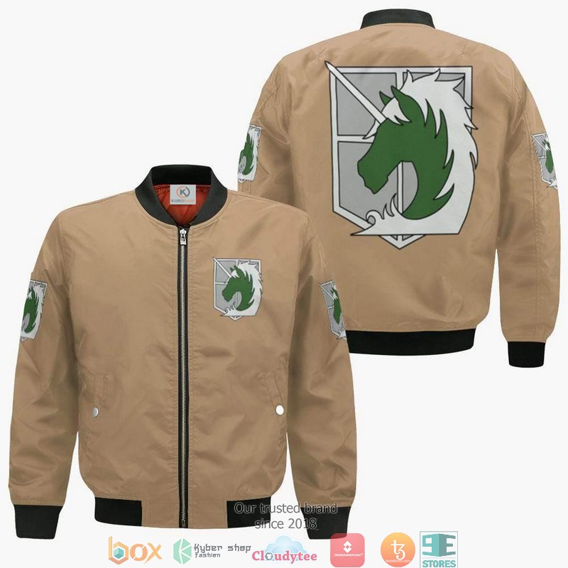 Military Police Regiment Attack On Titan Anime 3D Bomber jacket
