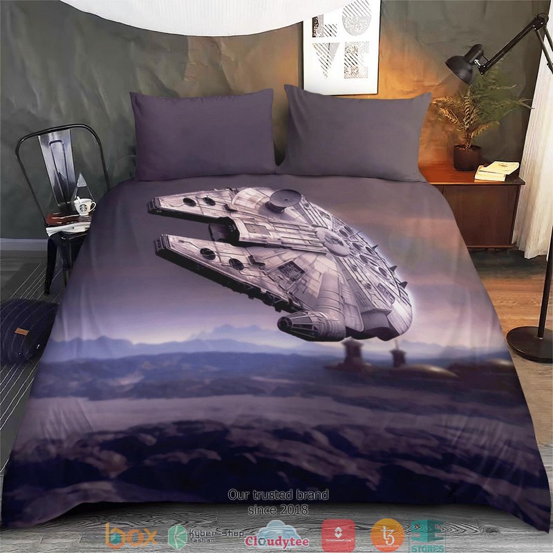Millennium Falcon in Space Star Wars Bedding Set