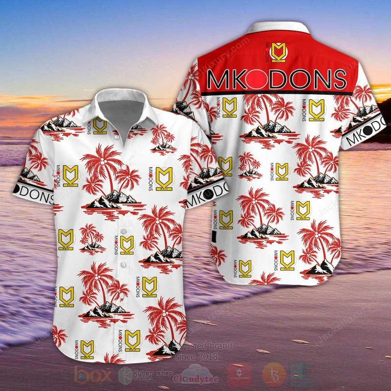 BEST Milton Keynes Dons Aloha Shirt, Short-Pants