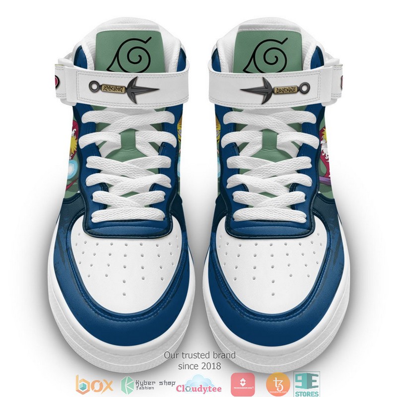 Minato Namikaze Anime High Air Force Shoes 1