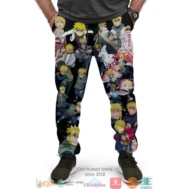 Minato Namikaze Fleece NRT Characters Anime Sweatpants