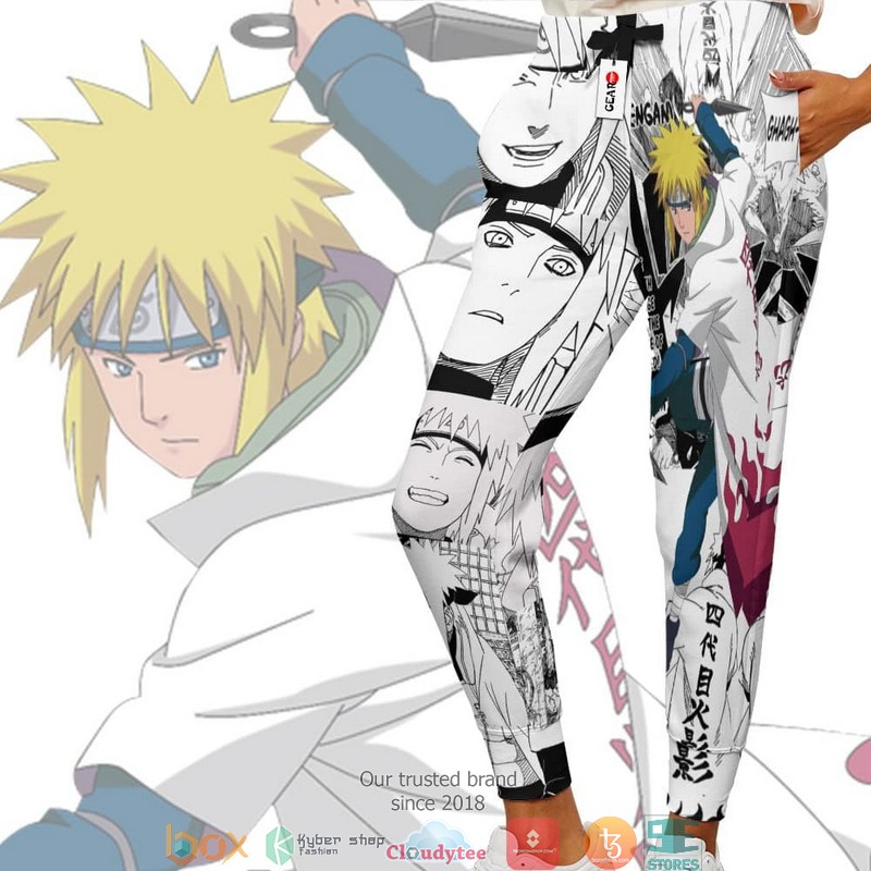 Minato Namikaze NRT Anime Merch Manga Style Sweatpants 1