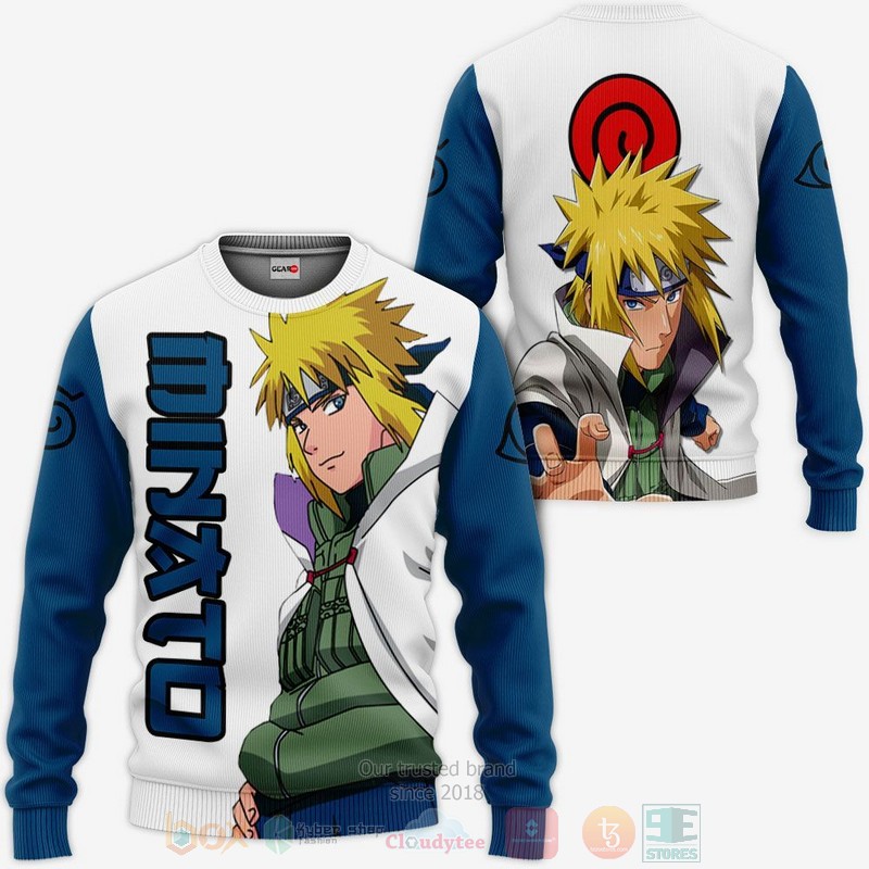 BEST Anime Minato Namikaze Naruto All Over Print Hoodie-Bomber Jacket 2 Minato Namikaze Naruto Anime 3D Hoodie Bomber Jacket 1