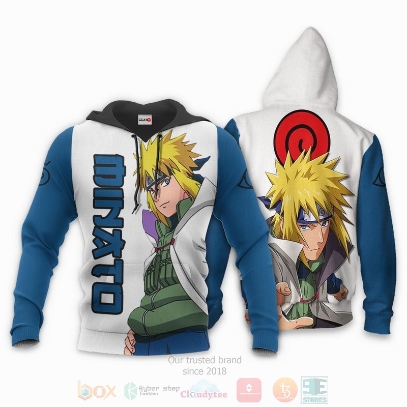 BEST Anime Minato Namikaze Naruto All Over Print Hoodie-Bomber Jacket 3 Minato Namikaze Naruto Anime 3D Hoodie Bomber Jacket 1 2