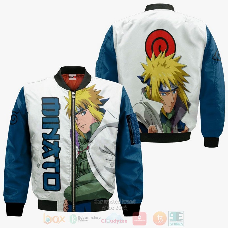 BEST Anime Minato Namikaze Naruto All Over Print Hoodie-Bomber Jacket 4 Minato Namikaze Naruto Anime 3D Hoodie Bomber Jacket 1 2 3