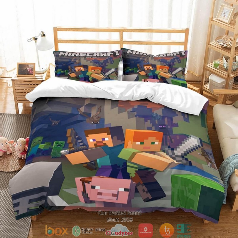 Minecraft Duvet Cover Bedroom Set 1 Minecraft Duvet Cover Bedroom Set