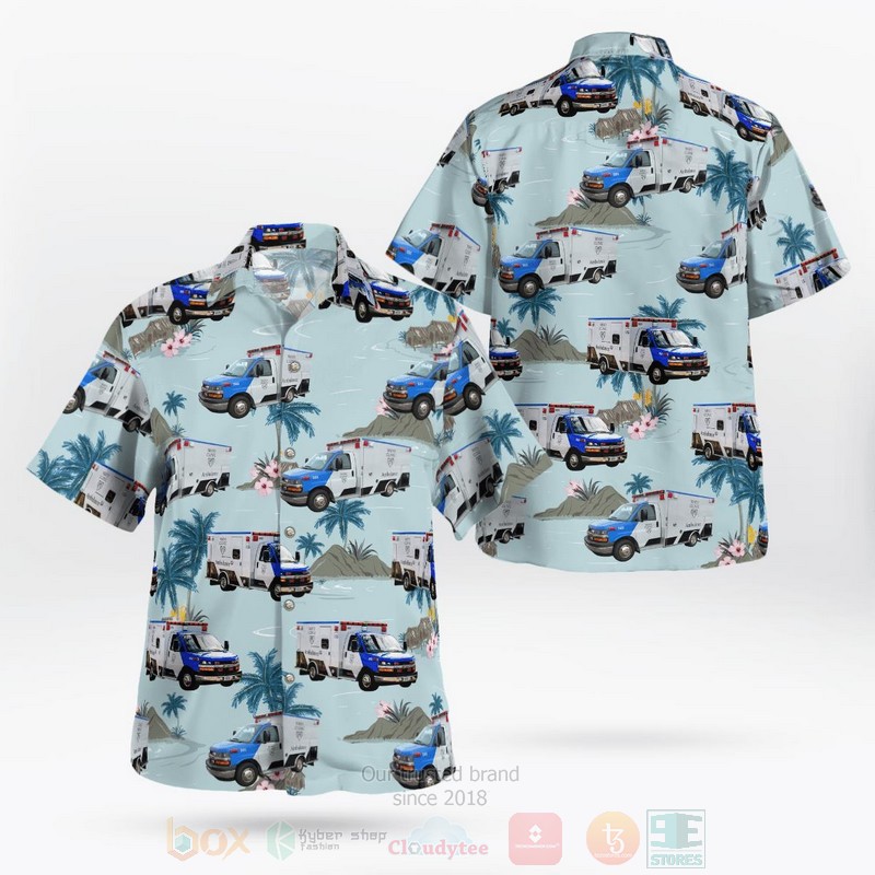 Minnesota Mayo Clinic Ambulance Service Hawaiian Shirt