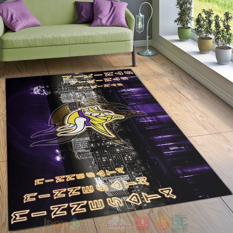 Minnesota Vikings NFL Area Rugs 1