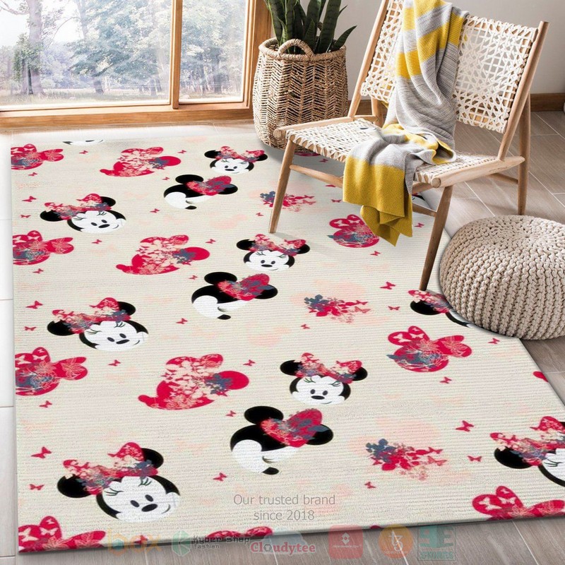 Minnie Mouse Ver3 Movie Area Rugs 1