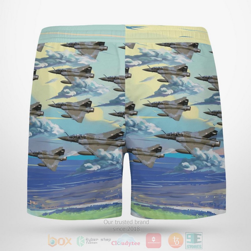 BEST Mirage 2000D French Air and Space Force Aloha Shirt, Beach Short 5 Mirage 2000D French Air and Space Force Hawaiian Shirt Short 1 2 3 4