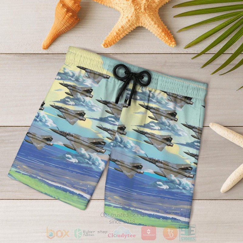 BEST Mirage 2000D French Air and Space Force Aloha Shirt, Beach Short 7 Mirage 2000D French Air and Space Force Hawaiian Shirt Short 1 2 3 4 5 6