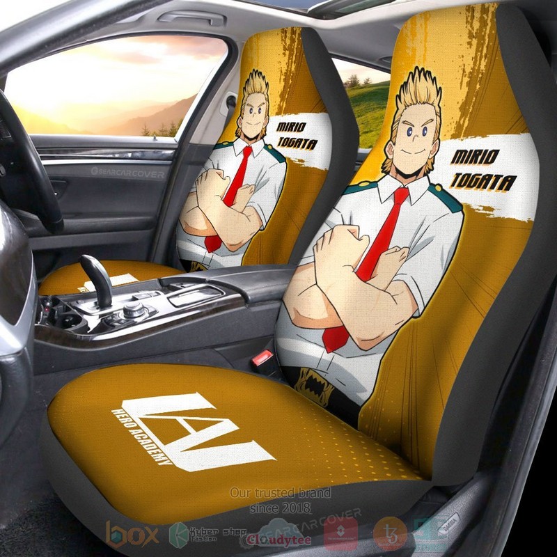 Mirio Togata My Hero Academia Anime Car Seat Cover 1