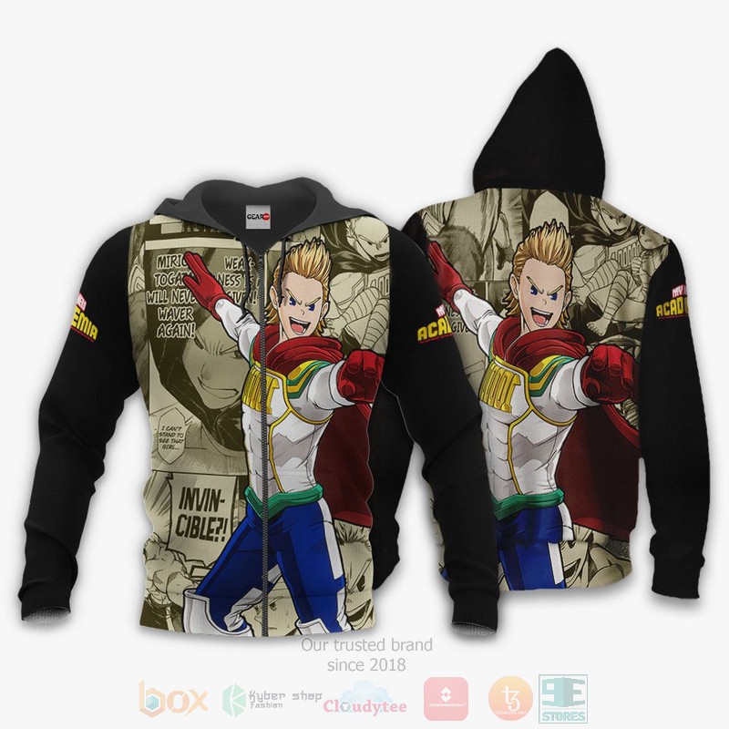 BEST Anime Mirio Toogata My Hero Academia Anime-Manga All Over Print Hoodie-Bomber Jacket 13 Mirio Toogata Custom My Hero Academia Anime Manga 3D Hoodie Bomber Jacket