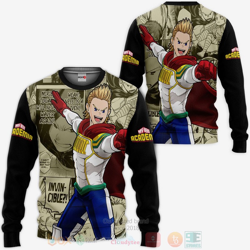 BEST Anime Mirio Toogata My Hero Academia Anime-Manga All Over Print Hoodie-Bomber Jacket 2 Mirio Toogata Custom My Hero Academia Anime Manga 3D Hoodie Bomber Jacket 1