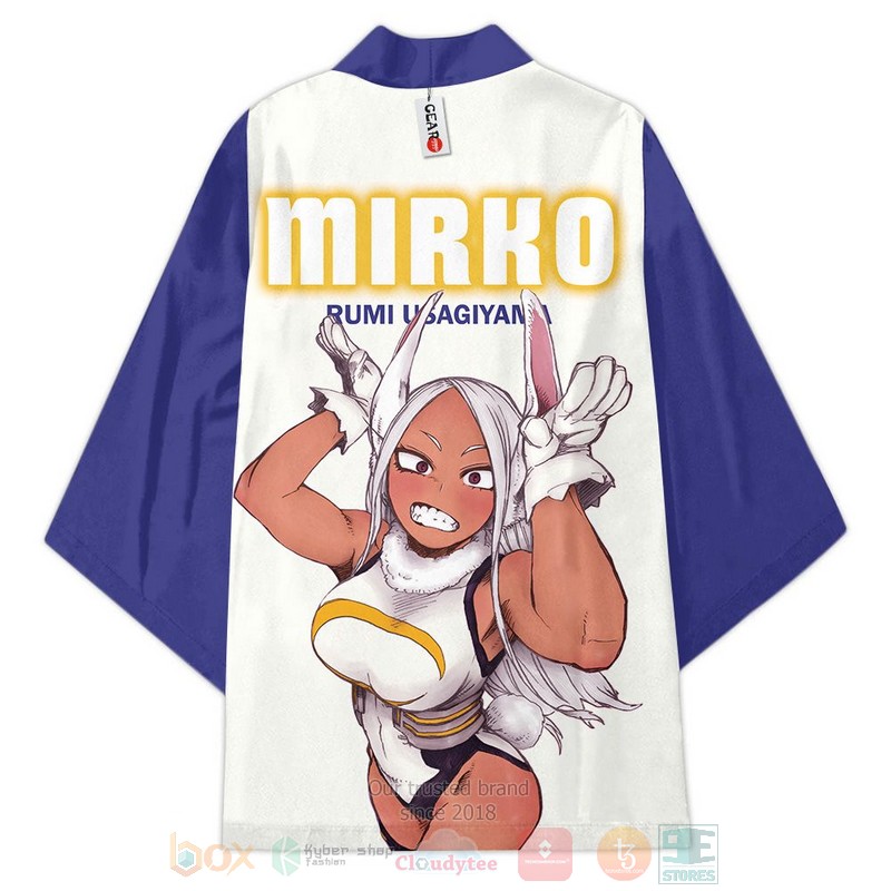 BEST Mirko Rumi Usagiyama My Hero Academia Anime Japan 3D Print Kimono 4 Mirko Rumi Usagiyama My Hero Academia Anime Inspired Kimono 1 2 3