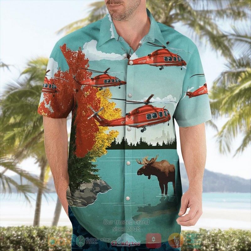 BEST Mississauga Ontario Canada Ornge AgustaWestland AW139 Hawaii Shirt 4 Mississauga Ontario Canada Ornge AgustaWestland AW139 Hawaiian Shirt 1 2 3