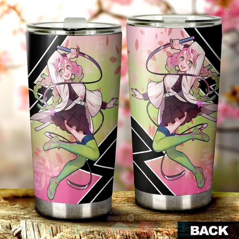 BEST Mitsuri Kanroji Demon Slayer Anime 3D Steel Tumbler 3 Mitsuri Kanroji Demon Slayer Anime Tumbler 1 2