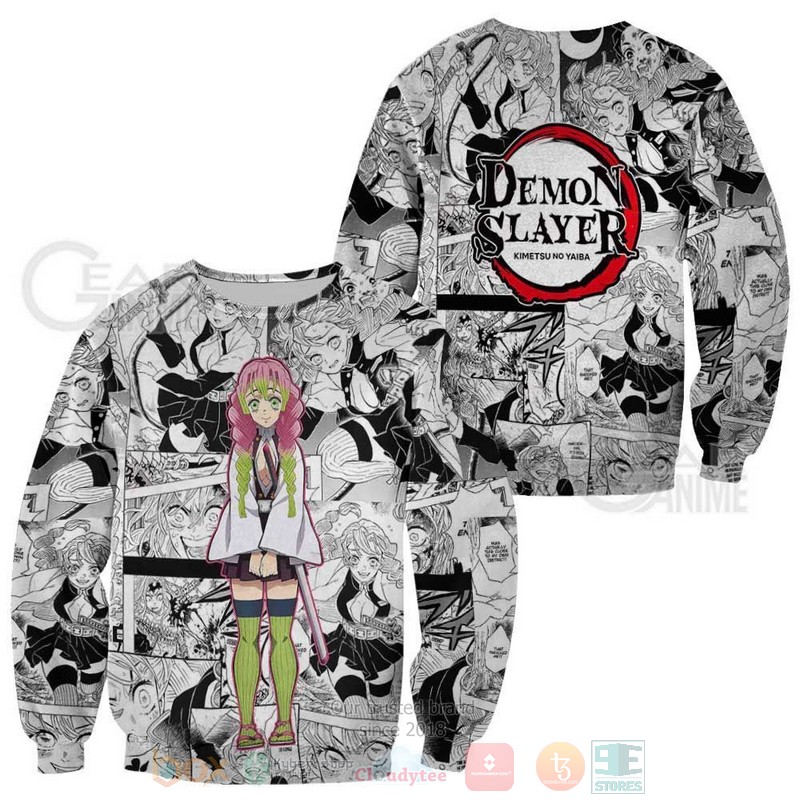 BEST Anime Mitsuri Kanroji Kimetsu Anime-Manga 3D Hoodie, Shirt 2 Mitsuri Kanroji Kimetsu Anime Manga 3D Hoodie Shirt 1