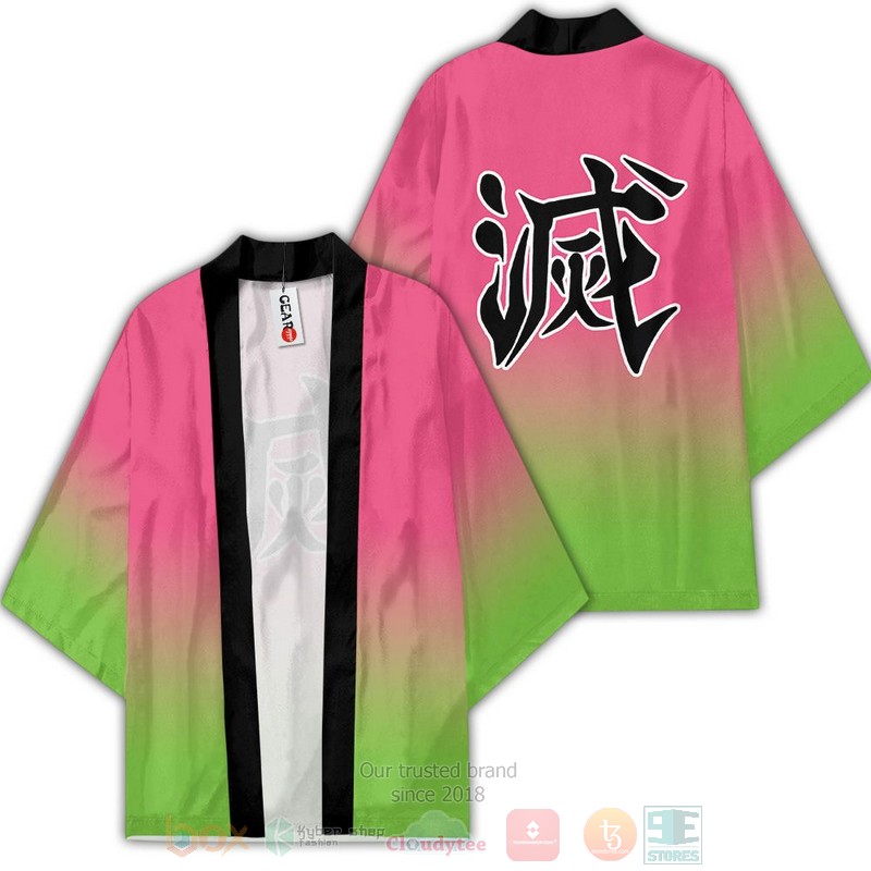 Mitsuri Kanroji Kimetsu Anime Inspired Kimono