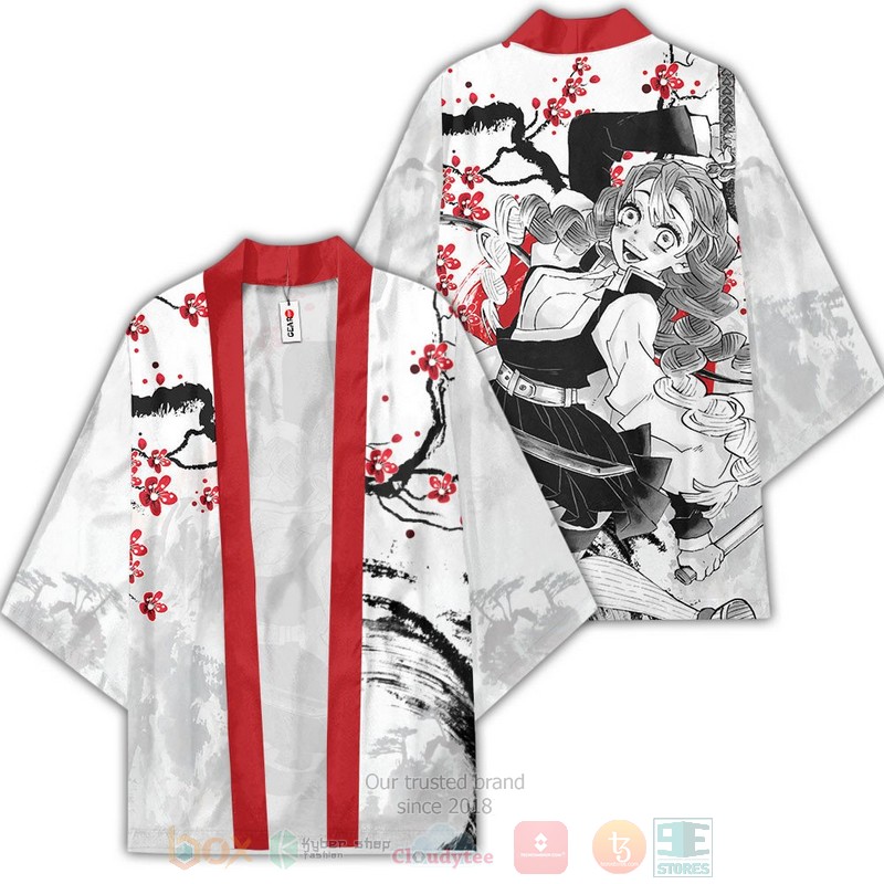 Mitsuri Kanroji Kimetsu Haori Anime Inspired Kimono