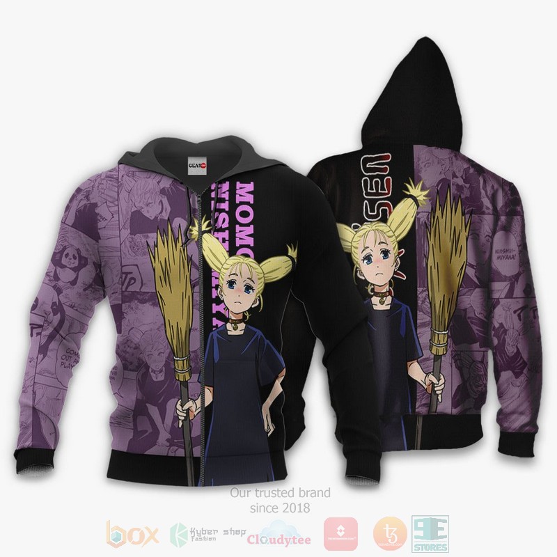 Momo Nishimiya Custom Jujutsu Kaisen Anime Manga 3D Hoodie Bomber Jacket