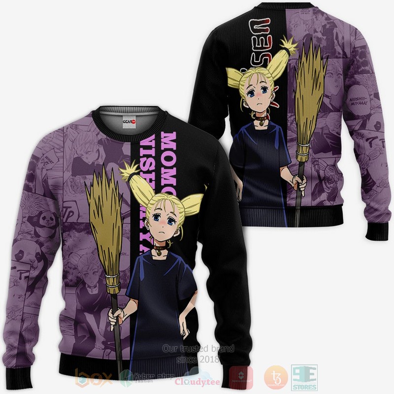 BEST Anime Momo Nishimiya Jujutsu Kaisen Anime-Manga All Over Print Hoodie-Bomber Jacket 2 Momo Nishimiya Custom Jujutsu Kaisen Anime Manga 3D Hoodie Bomber Jacket 1
