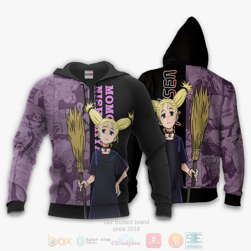 BEST Anime Momo Nishimiya Jujutsu Kaisen Anime-Manga All Over Print Hoodie-Bomber Jacket 3 Momo Nishimiya Custom Jujutsu Kaisen Anime Manga 3D Hoodie Bomber Jacket 1 2
