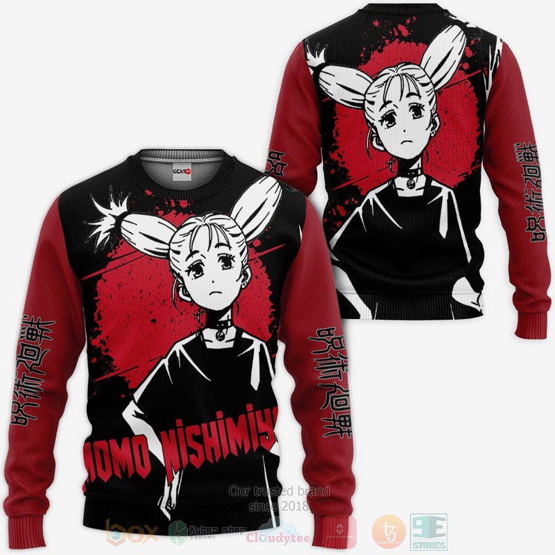 BEST Anime Momo Nishimiya Jujutsu Kaisen All Over Print Hoodie-Bomber Jacket 2 Momo Nishimiya Custom Jujutsu Kaisen Anime 3D Hoodie Bomber Jacket 1