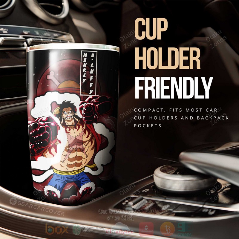 Monkey D Luffy Gear 4 One Piece Anime Tumbler 1