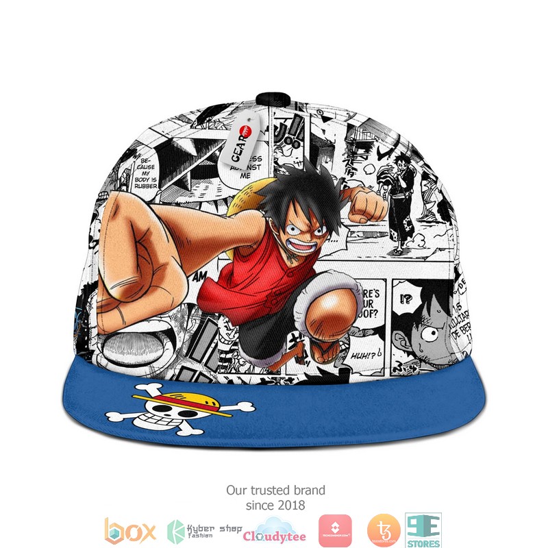Monkey D Luffy One Piece Anime Mix Manga Snapback hat