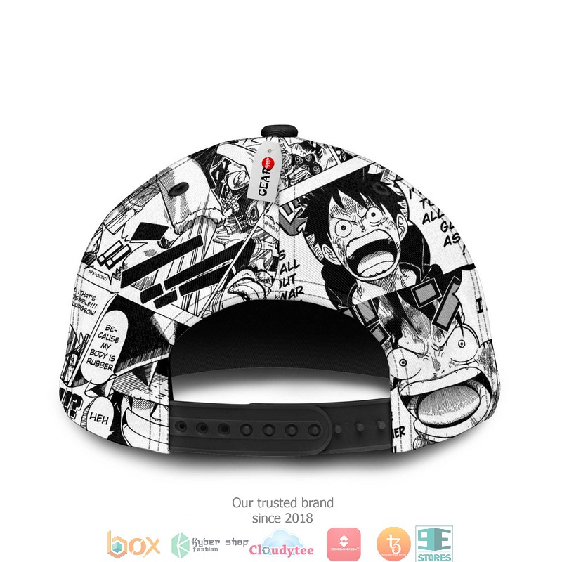 Monkey D Luffy One Piece Anime Mix Manga Snapback hat 4 Monkey D Luffy One Piece Anime Mix Manga Snapback hat 1 2 3
