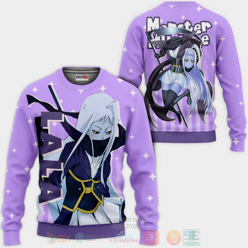 BEST Anime Monster Musume Lala All Over Print Hoodie-Bomber Jacket 2 Monster Musume Lala Custom Anime 3D Hoodie Bomber Jacket 1