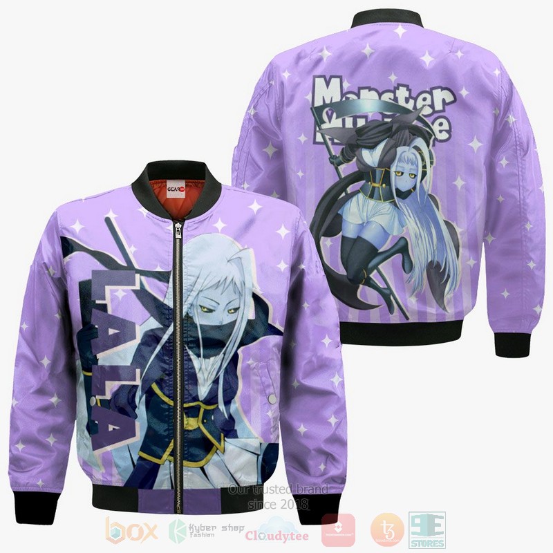 BEST Anime Monster Musume Lala All Over Print Hoodie-Bomber Jacket 4 Monster Musume Lala Custom Anime 3D Hoodie Bomber Jacket 1 2 3