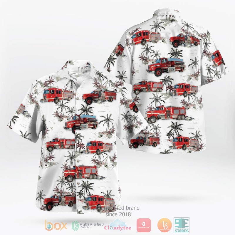 Montana City Montana Montana City Volunteer Fire Department Hawaiian Shirt word1