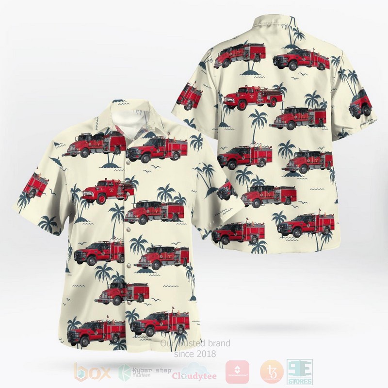 BEST Montverde, Lake County, Florida, Montverde Fire Department 3D Aloha Shirt